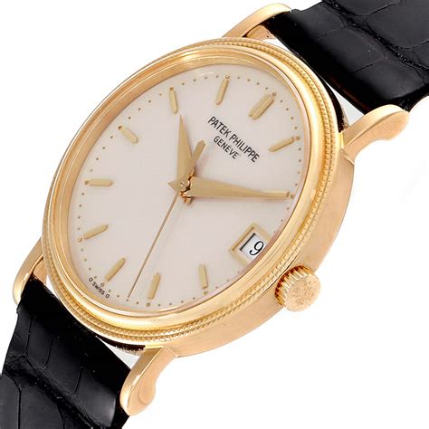 patek philippe calatrava 18k yellow gold mens watch|Patek Philippe watches prices.